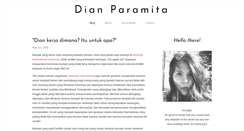 Desktop Screenshot of dianparamita.com